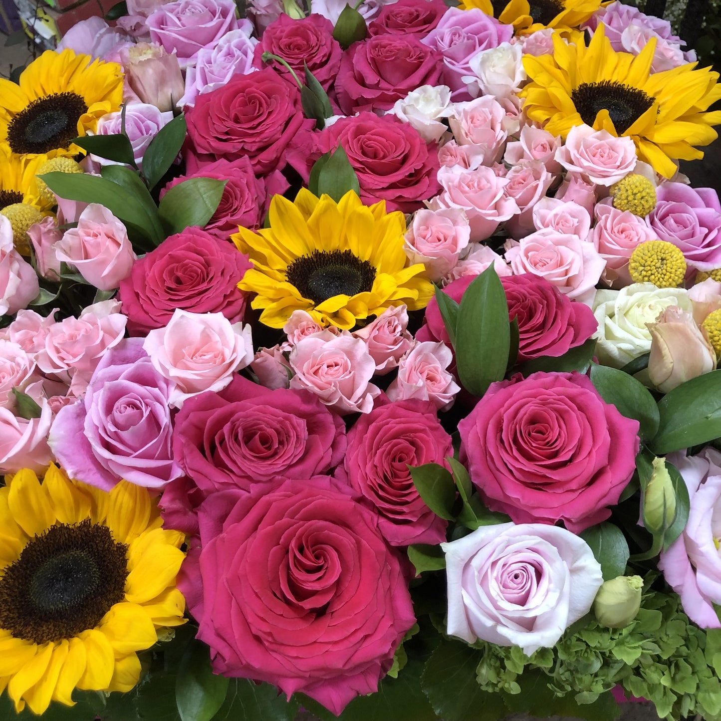 Roses and Sunflower Box
