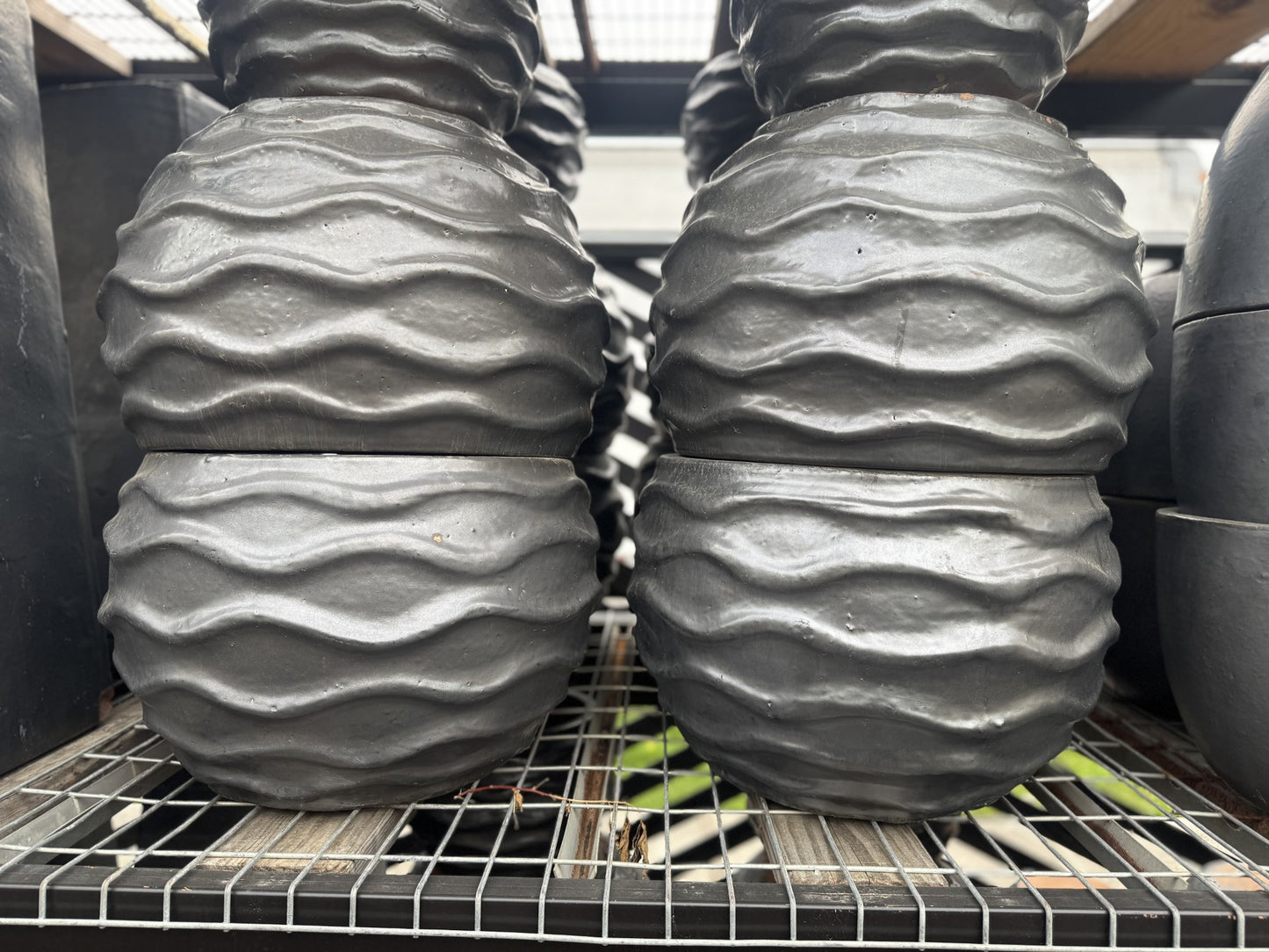 Black Designed Pot