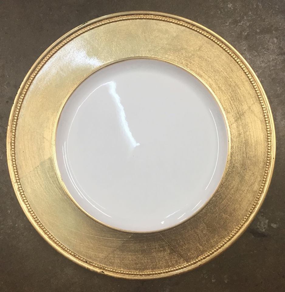 Gold Morrissey Acrylic Charger
