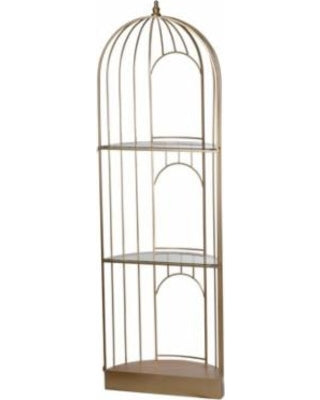 Gilded Gold Birdcage Shelves