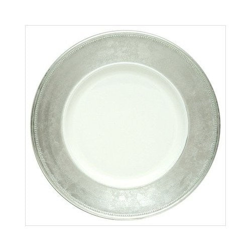 Silver Morrissey Acrylic Charger