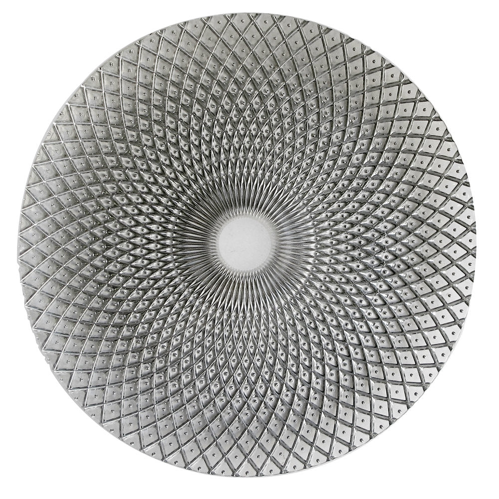 Silver Persia Glass Charger