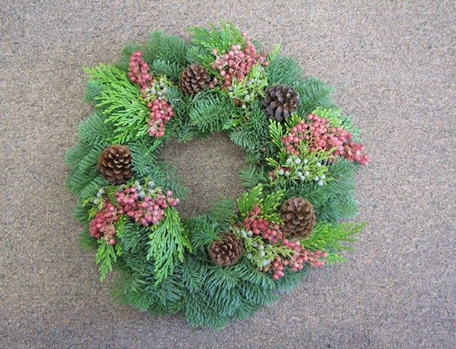 Pepperberry Candle Wreath
