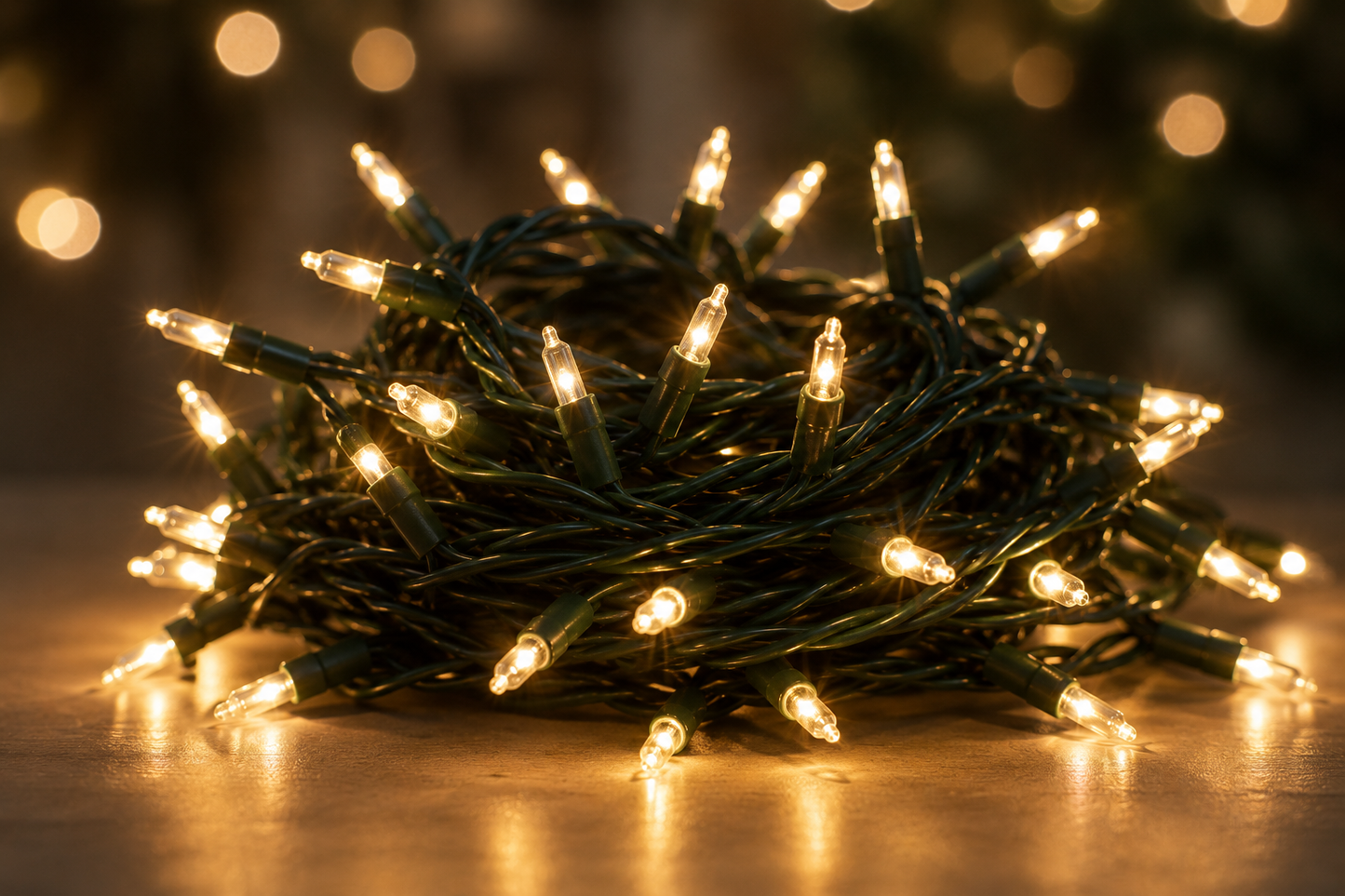 Mini Warm White Christmas Lights
