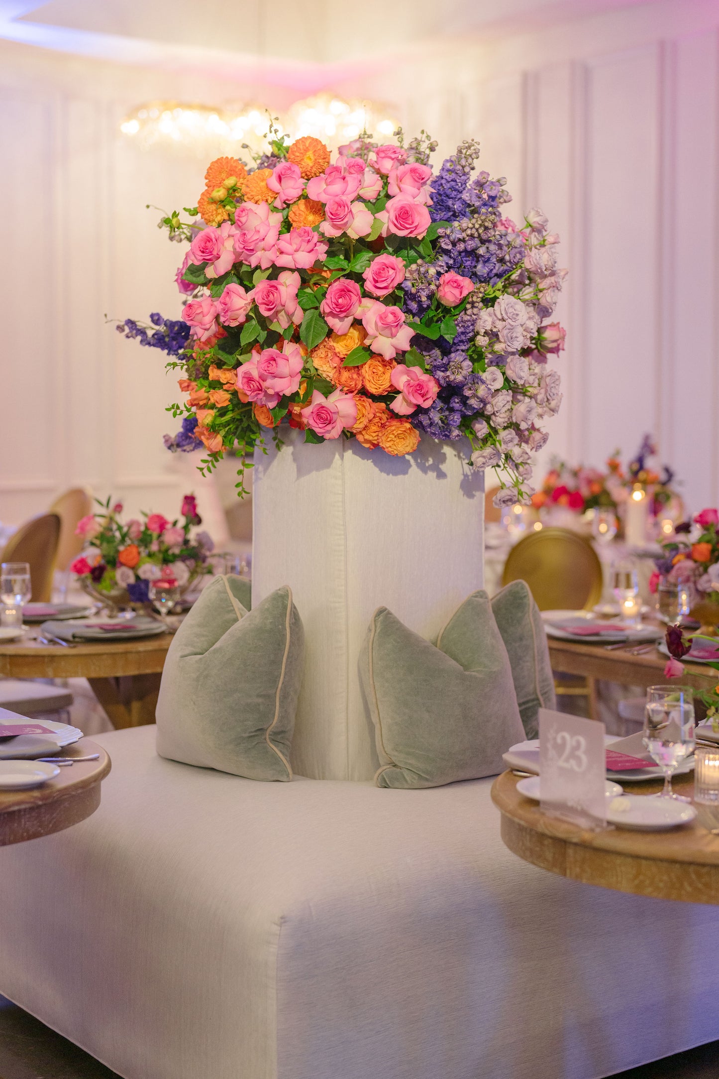 White Square Banquette