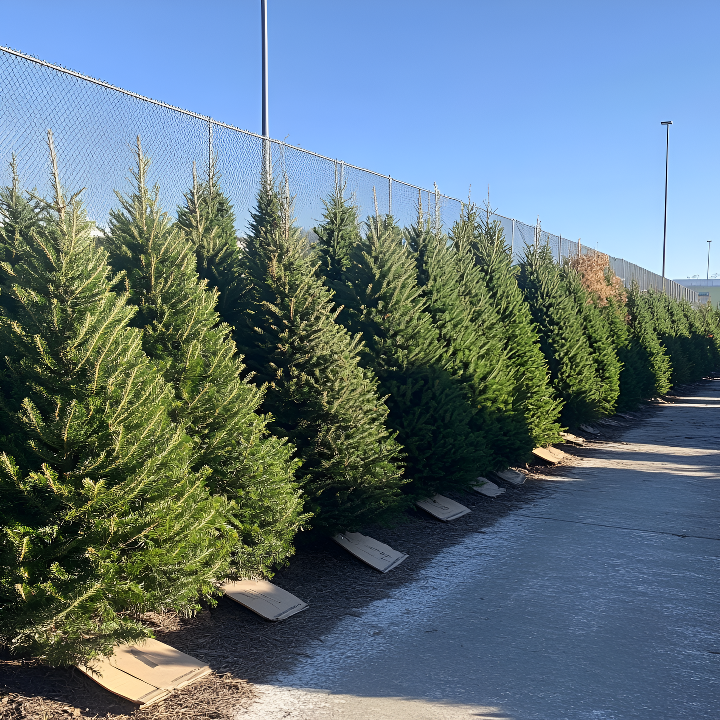 Fresh Natural Fraser Fir Christmas Trees