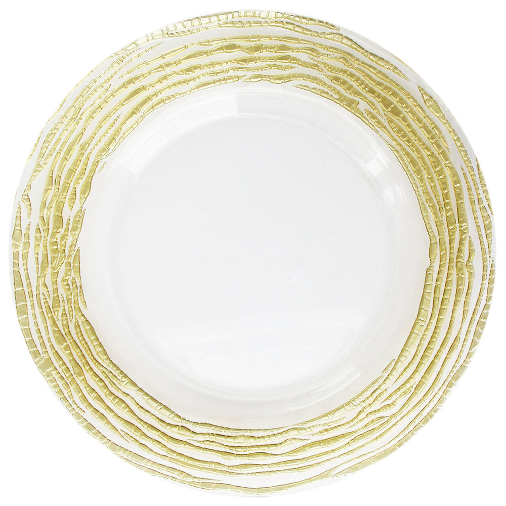 Gold Rope Glass Charger