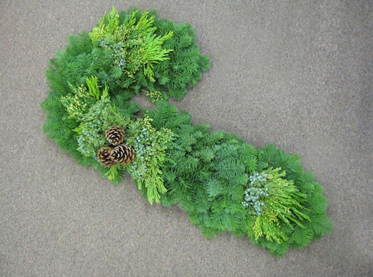 Candy Cane Wreath