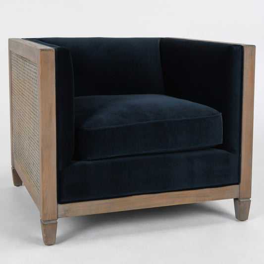 Lillith Midnight Blue Accent Chair