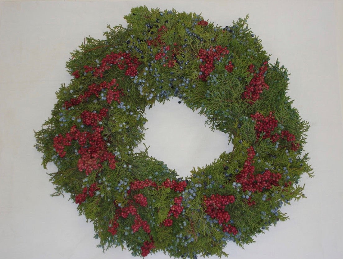 Pepperberry Juniper Wreath